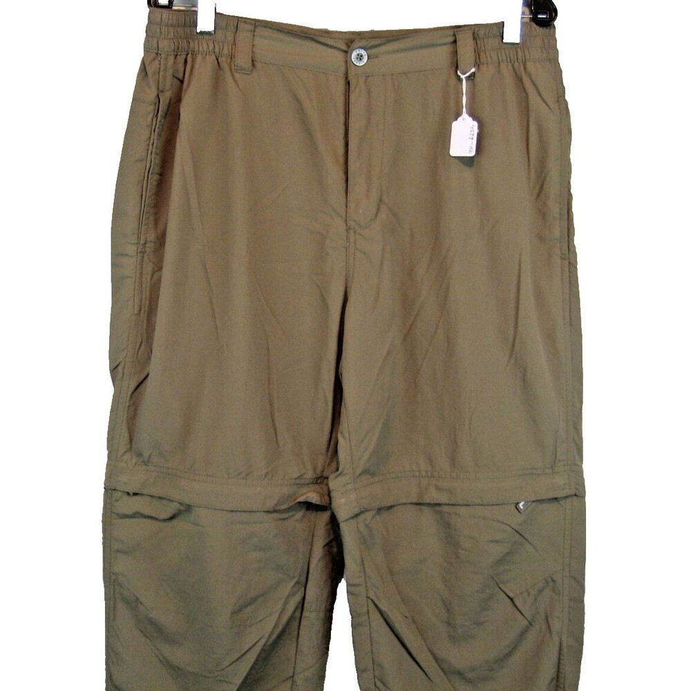 Womens White Sierra Olive Nylon Convertible Pants/Shorts sz Lg(34x7/30x11r) - Picture 2 of 6